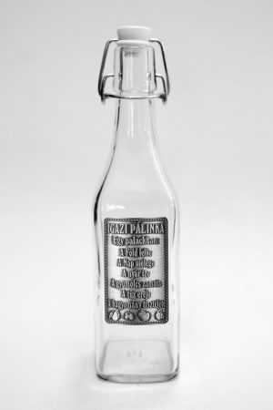 Csatos Kocka üvegpalack 0,5L - Idézettel 3