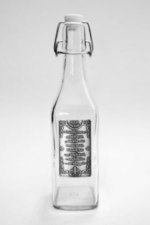 Csatos Kocka üvegpalack 0,5L - Idézettel 5