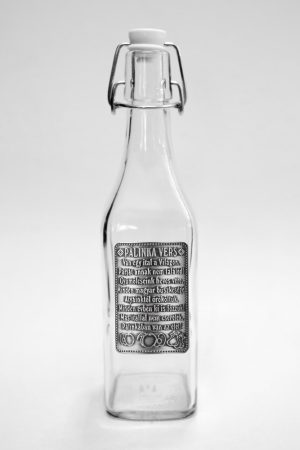 Csatos Kocka üvegpalack 0,5L - Idézettel 6
