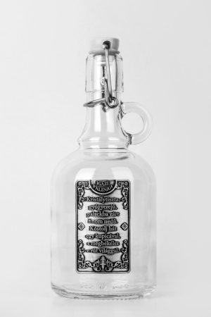 Csatos Füles üvegpalack 0,5L - Idézettel 6