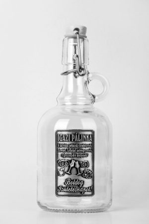 Csatos Füles üvegpalack 0,5L - Boldog születésnapot felirattal 1