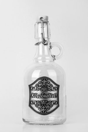 Csatos Füles üvegpalack 0,5L - Köszönettel