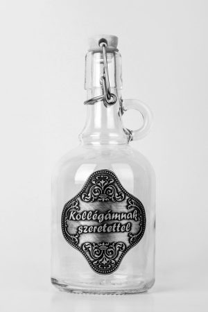 Csatos Füles üvegpalack 0,5L - Kollégámnak szeretettel